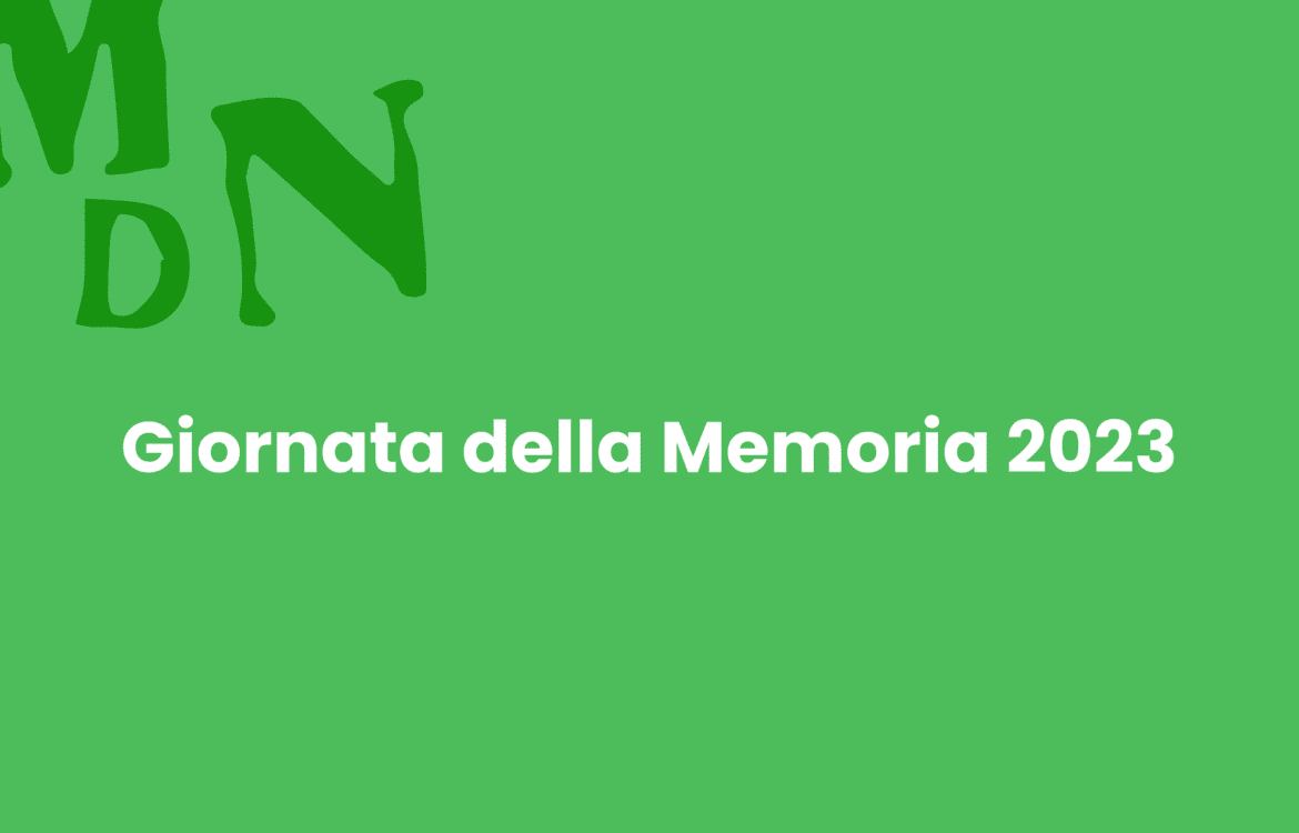 Giornata della Memoria 2023 - copertina